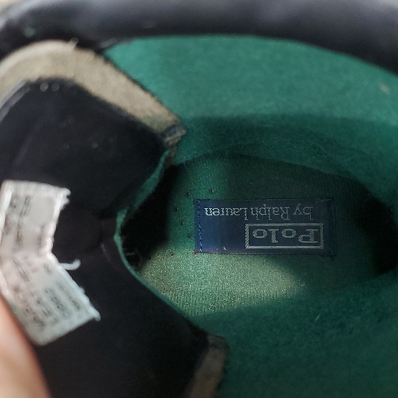 Polo by Ralph Lauren Mens Varick Leather High Top military boots shoes sz 10.5D - Picture 12 of 13